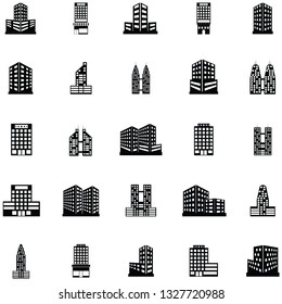 hotel icon set