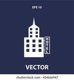 hotel icon. hotel sign
