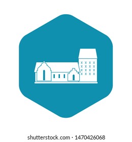 Hotel icon. Simple illustration of hotel vector icon for web