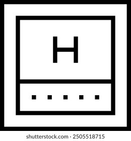hotel icon. Thin linear style design isolated on white background