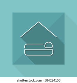 Hotel icon - Thin series