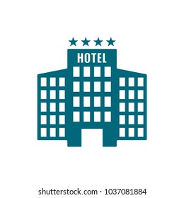 hotel icon in trendy flat style 