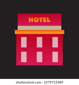 Hotel Icon Valentine's Gradient Color