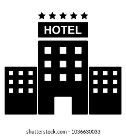 hotel icon vector