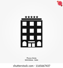 Hotel icon vector
