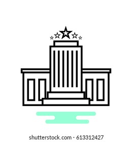  Hotel icon Vector.