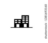 hotel icon vector. buiding icon vector