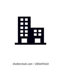 hotel icon vector. building icon vector