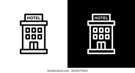 hotel icon vector collection. vector sign illustration