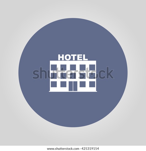 hotel icon.
Vector concept illustration for
design.