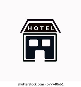 Hotel  icon. Vector design.