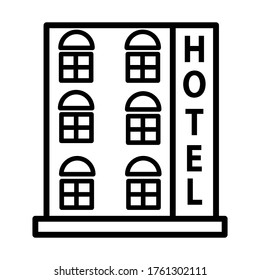 Hotel icon vector design template