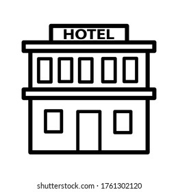 Hotel icon vector design template