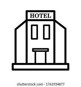 Hotel icon vector design template