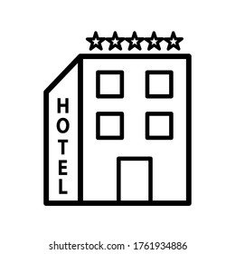 Hotel icon vector design template