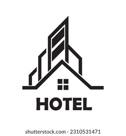 hotel icon vector design template