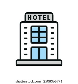 Hotel icon vector design templates simple and modern concept graphic