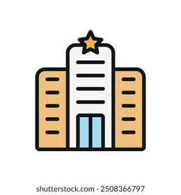 Hotel icon vector design templates simple and modern concept graphic