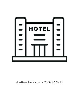 Hotel icon vector design templates simple and modern concept graphic