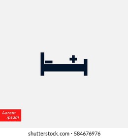 hotel icon vector, flat design best vector icon