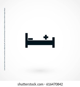 hotel icon vector, flat design best vector icon