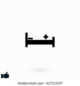 hotel icon vector, flat design best vector icon