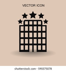 Vektorgrafik des Hotels