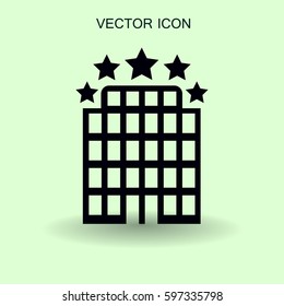 Vektorgrafik des Hotels