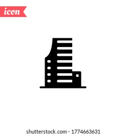 hotel icon. Vector illustration EPS 10.