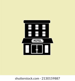 hotel icon vector illustration, perfect for icons, templates, logos, mascots, browsers, posters, advertisements, etc
