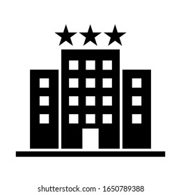 Hotel icon vector sign and symbol on trendy design