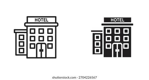 Symbol des Hotels, Symbol, Logo-Illustrationen