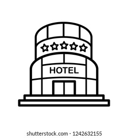 hotel icon vector template