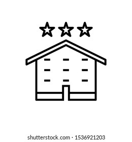 hotel icon vector template illustration logo eps - 10
