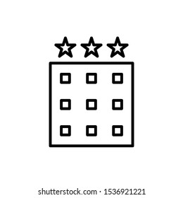 hotel icon vector template illustration logo eps - 10