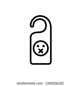 hotel icon vector template trendy