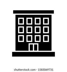 Hotel icon vector in trendy style