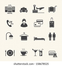 Hotel Icons set