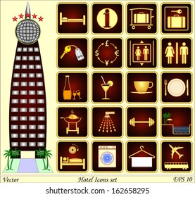 Hotel Icons set