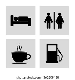 Hotel  icons set