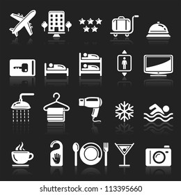 Hotel icons set1. vector eps 10