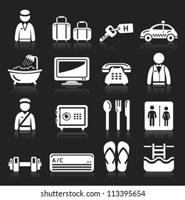 Hotel icons set2. vector eps 10