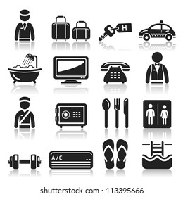 Hotel icons set2. vector eps 10