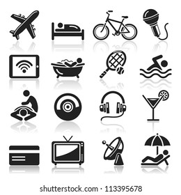 Hotel icons set3. vector eps 10