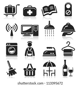 Hotel icons set4. vector eps 10