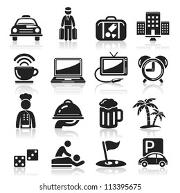 Hotel icons set5. vector eps 10