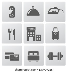 Hotel icons,vector