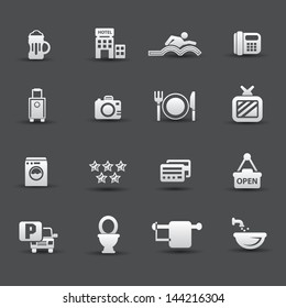 Hotel icons,vector