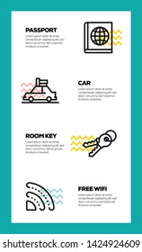 HOTEL AND ILLUSTRATION ICON CONCEPT