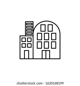 hotel, inn line icon. Elements of wedding illustration icons. Signs, symbols can be used for web, logo, mobile app, UI, UX
